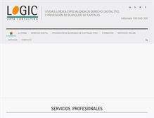 Tablet Screenshot of logicdataconsulting.com